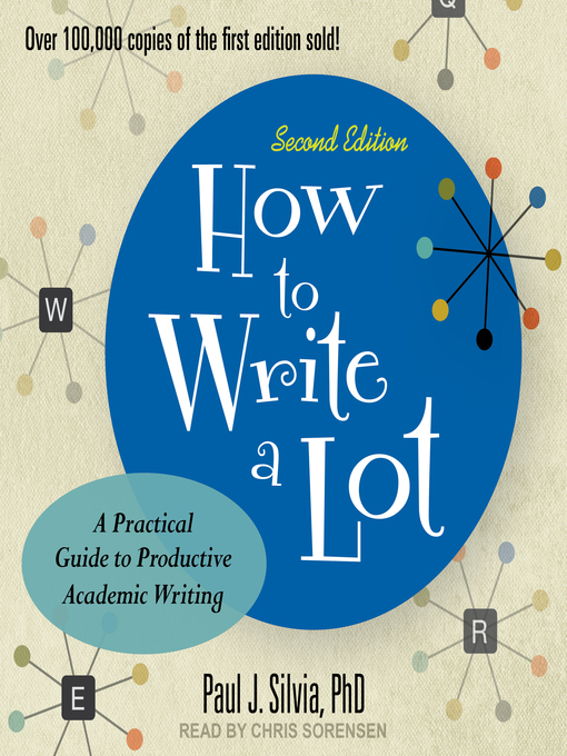 Title details for How to Write a Lot by Paul J. Silvia, PhD - Wait list